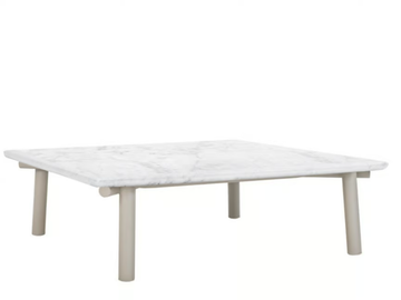 ANATRA - Rectangular coffee table with marble or ceramic top by JANUS et Cie - view 2